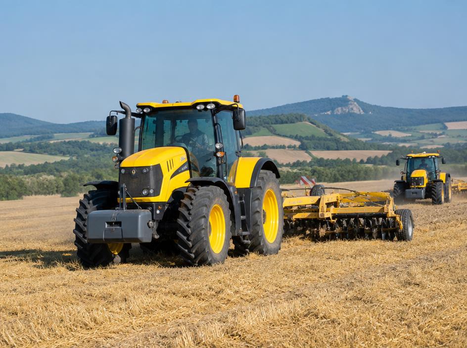 Trattori in campo